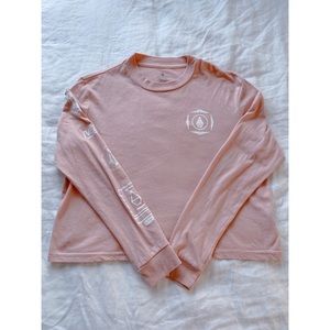 Volcom Stone pink long sleeve top